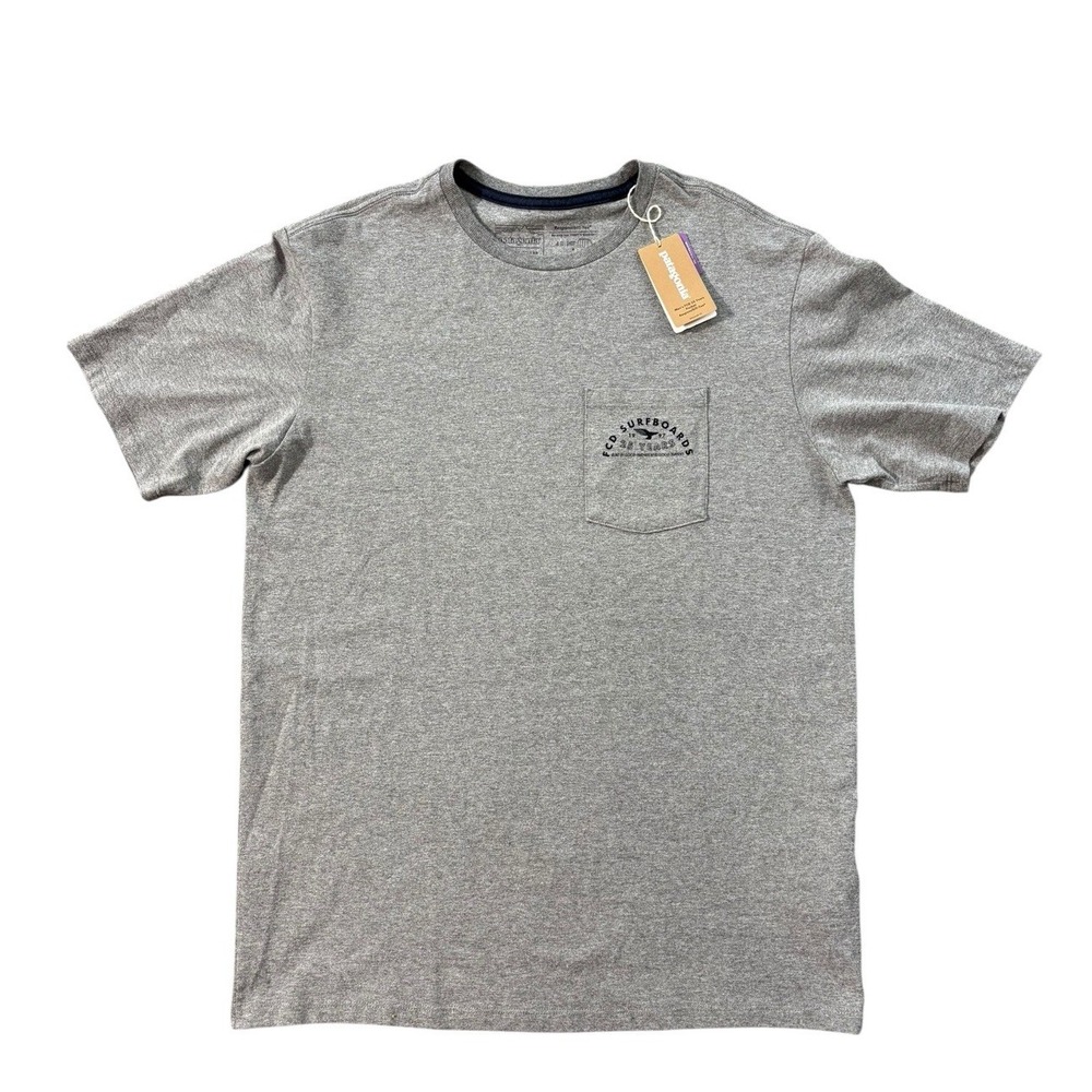 Patagonia FCD Surfboards 25 Years Pocket Tee Men's Size XS‎ NEW Graphic Print